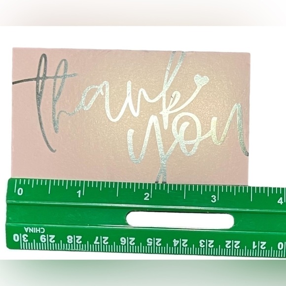 50 Thank you cards for your small business resellers Pink & Black Business Card - Picture 3 of 5